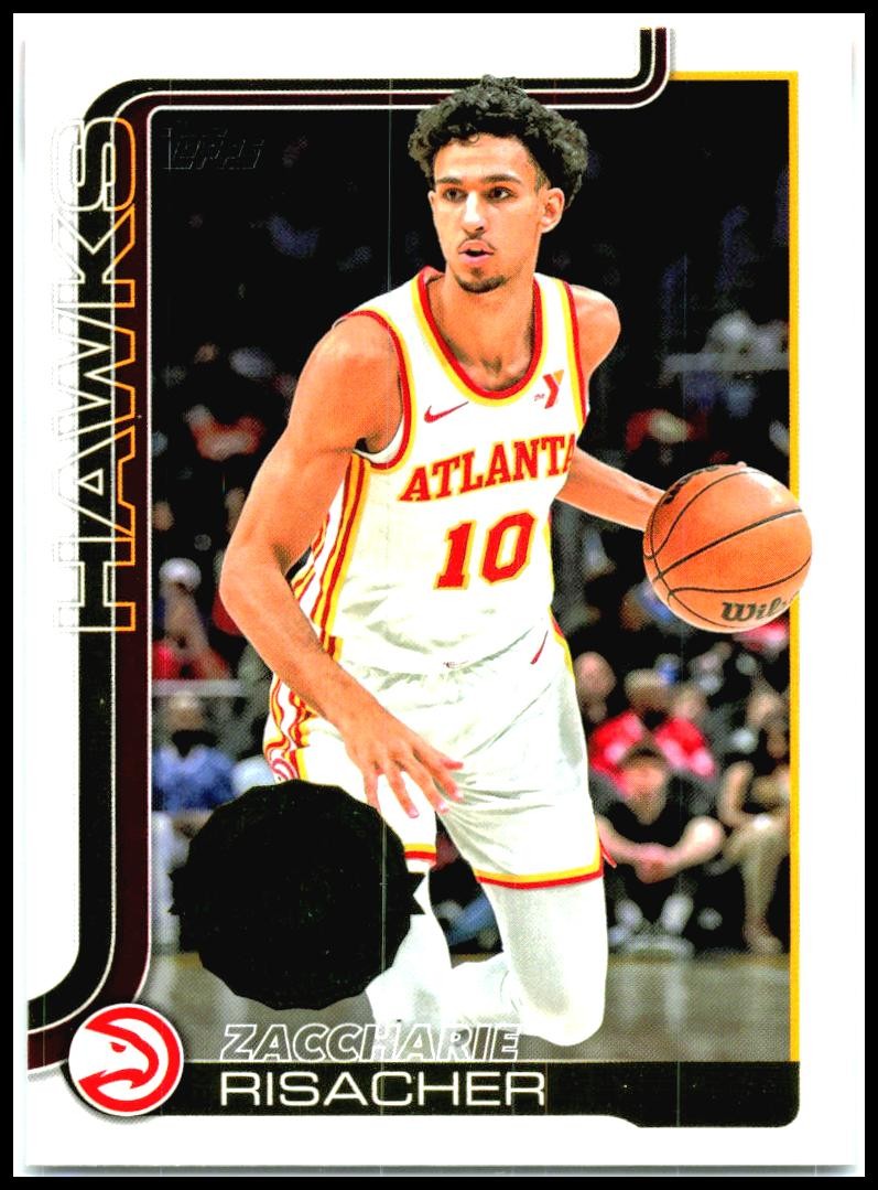 2025-26 Topps #62 Zaccharie Risacher Atlanta Hawks