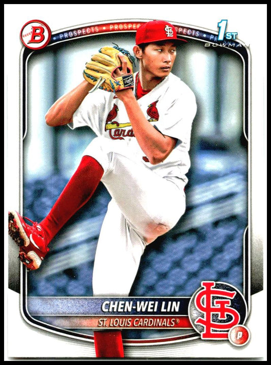2025 Bowman Prospects #BP-141 Chen-Wei Lin St. Louis Cardinals