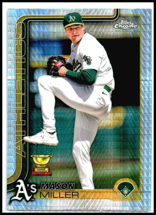 2025 Topps Chrome Prism Refractors #142 Mason Miller Athletics