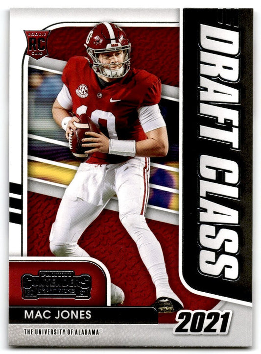 2021 Panini Contenders Draft Picks Draft Class Mac Jones Rookie Alabama Crimson