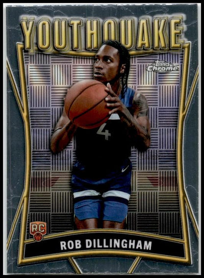 2024-25 Topps Chrome Youhquake #YQ-6 Rob Dillingham