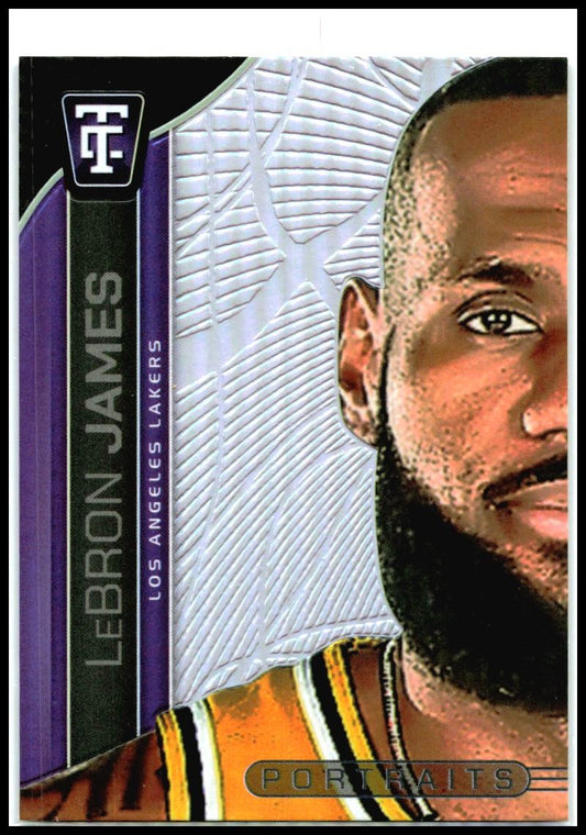 2024-25 Panini Totally Certified Portraits #9 LeBron James Los Angeles Lakers