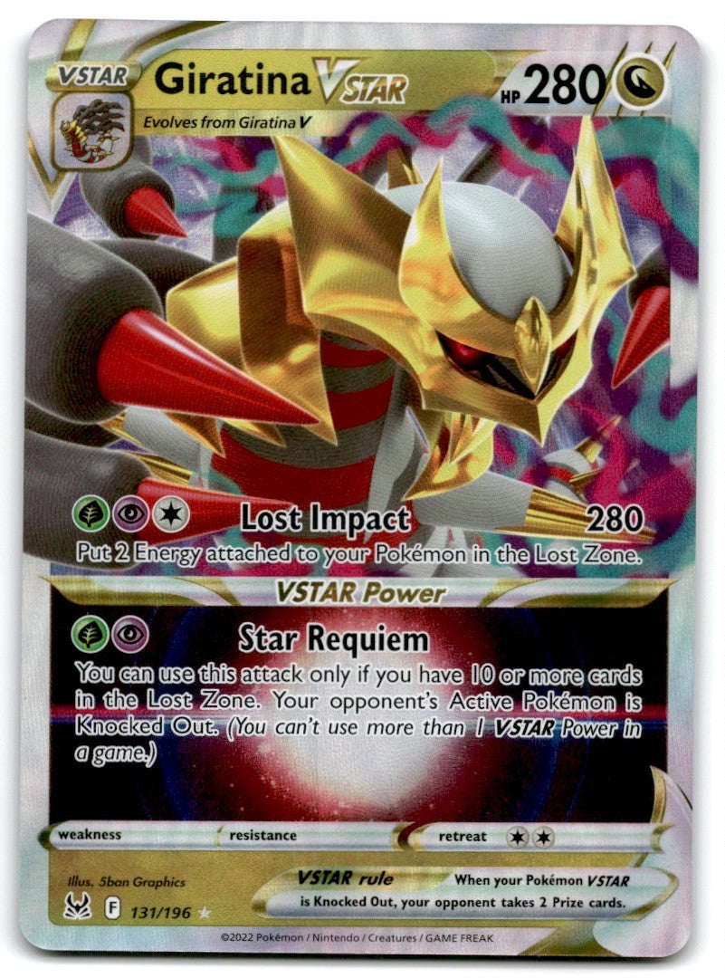 2023 Sword & Shield - Lost Origin Giratina Vstar Ultra Rare #131