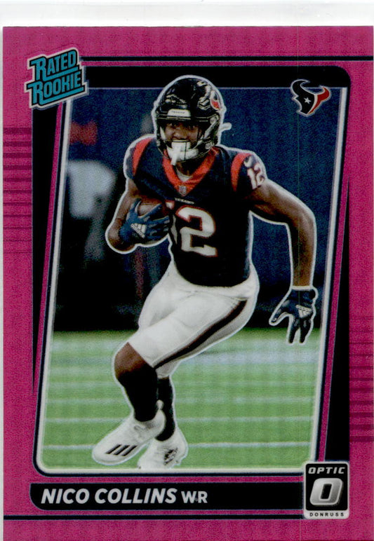 2021 Donruss Optic Pink #230 Nico Collins Houston Texans