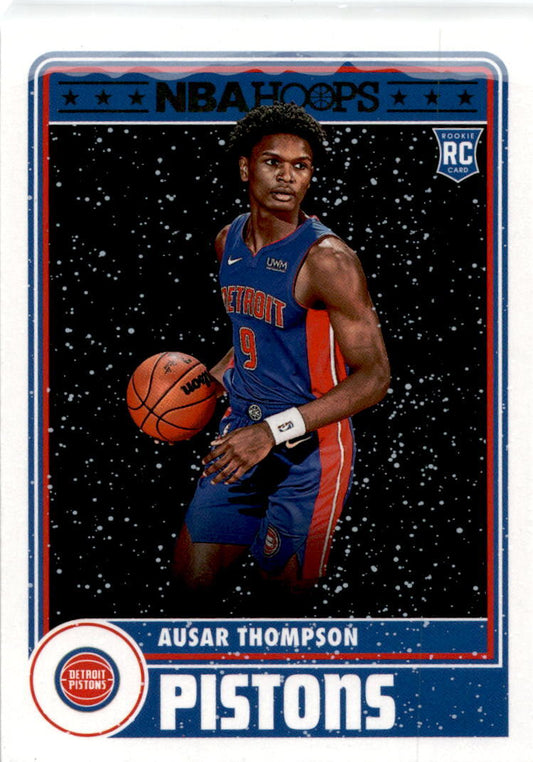 2023-24 Hoops Winter #293 Ausar Thompson Detroit Pistons