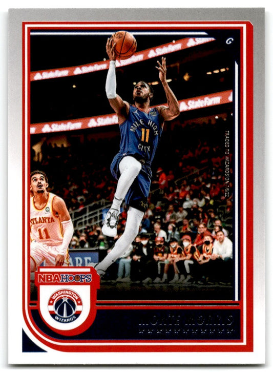 2022-23 Panini NBA Hoops Monte Morris Washington Wizards #190