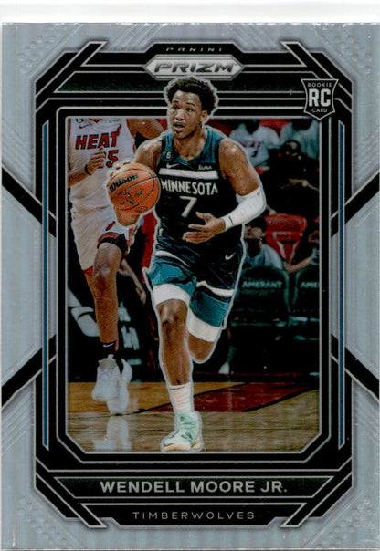 2022 Panini Prizm Silver #221 Wendell Moore JR. Minnesota Timberwolves