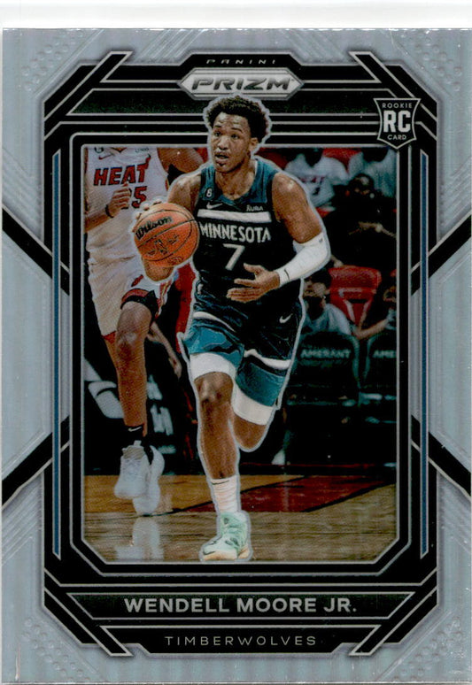 2022 Panini Prizm Silver #221 Wendell Moore JR. Minnesota Timberwolves