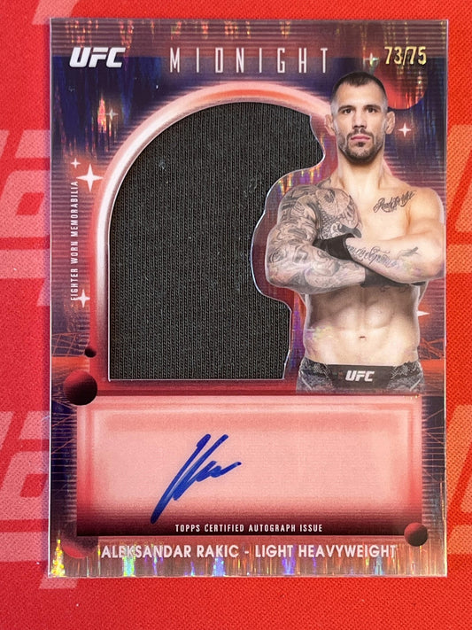 2025 Topps Midnight Relic Autoraph #VRA-AR Aleksandar Rakic