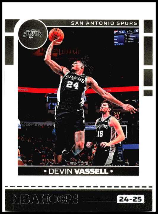 2024-25 Hoops #195 Devin Vassell San Antonio Spurs