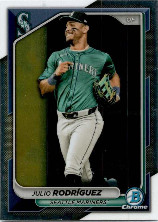 2024 Bowman Chrome #95 Julio Rodríguez Seattle Mariners