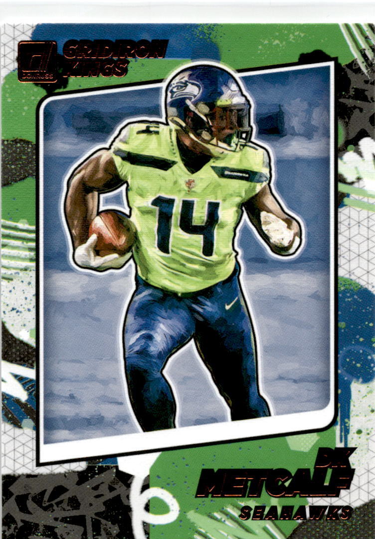 2021 Donruss Gridiron Kings #GK11 DK Metcalf  Seattle Seahawks