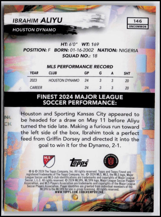 2024 Finest MLS #146 Ibrahim Aliyu