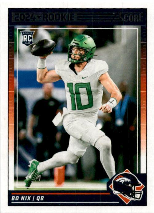 2024 Score #332 Bo Nix Rookie Denver Broncos