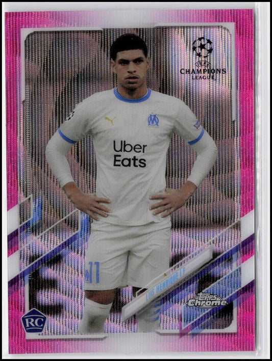 2020-21 Topps Chrome UEFA Champions League #65 Luis Henrique Pink X-Fractor