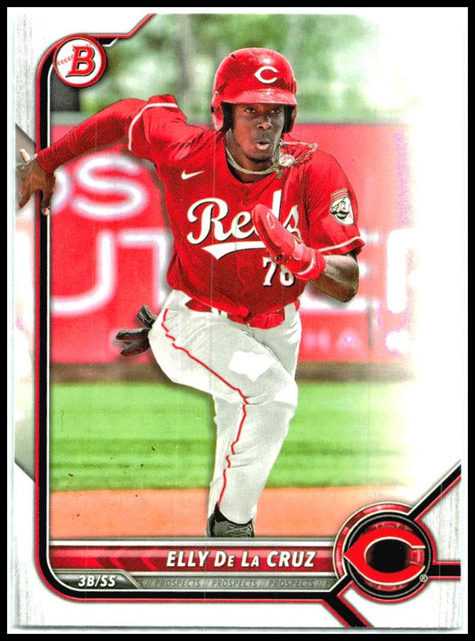 2022 Bowman Draft #BD-80 Elly De La Cruz Cincinnati Reds
