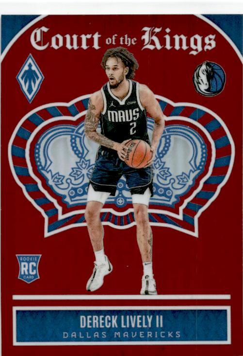 2023-24 Phoenix Court of the Kings Red #22 Dereck Lively II Mavericks /125