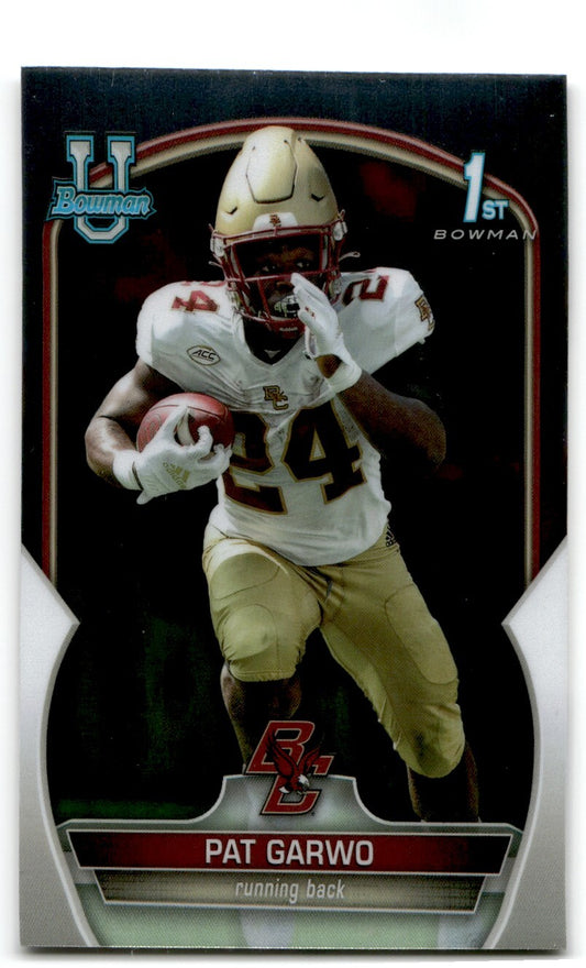 2022 Bowman University Chrome Pat Garwo Boston College Eagles #40