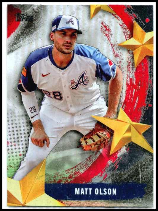 2025 Topps Stars of MLB #SMLB-32 Matt Olson Atlanta Braves
