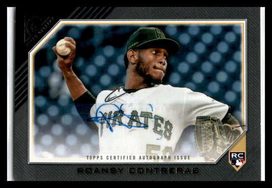 2022 Topps Gallery #RA-RCO Roansy Contreras Auto Pittsburgh Pirates