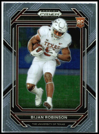 2023 Panini Prizm Draft Picks #115b Bijan Robinson Texas Longhorns