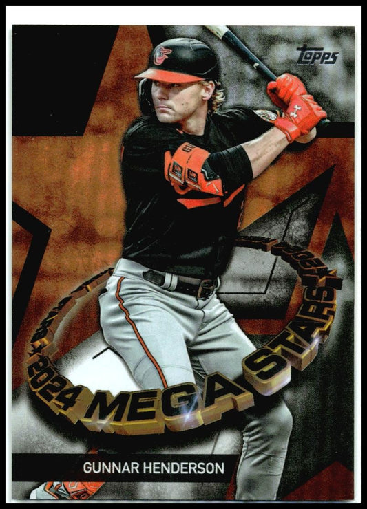 2024 Topps Mega Stars #TMS2-3 Gunnar Henderson Baltimore Orioles