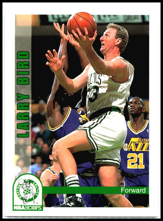 1992-93 Hoops #10 Larry Bird Boston Celtics