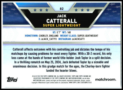 2024 Topps Chrome Boxing #3.38 Jack Catterall