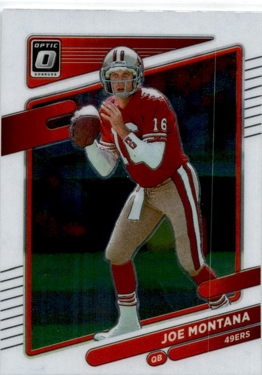 2021 Donruss Optic #194 Joe Montana San Francisco 49ers