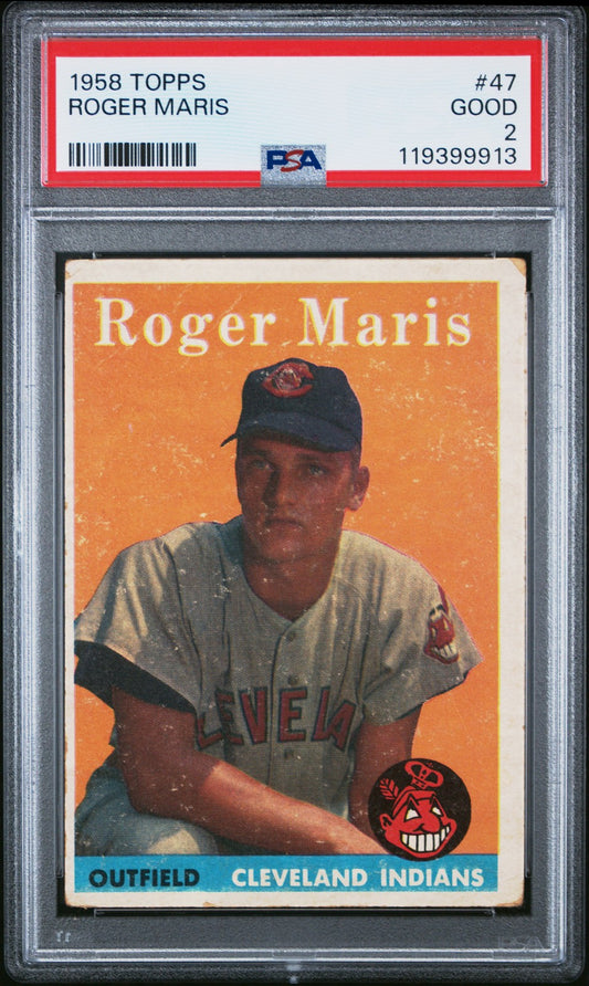 1958 Topps #47 Roger Maris PSA 2