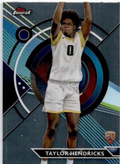 2023-24 Topps Finest #80 Taylor Hendricks Utah