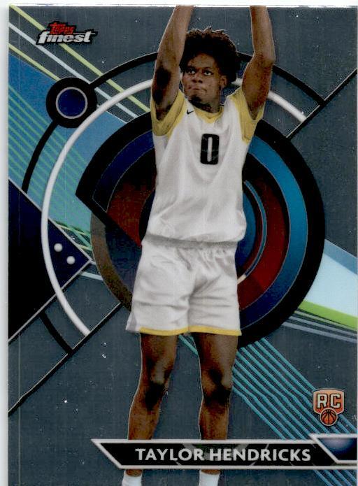 2023-24 Topps Finest #80 Taylor Hendricks Utah