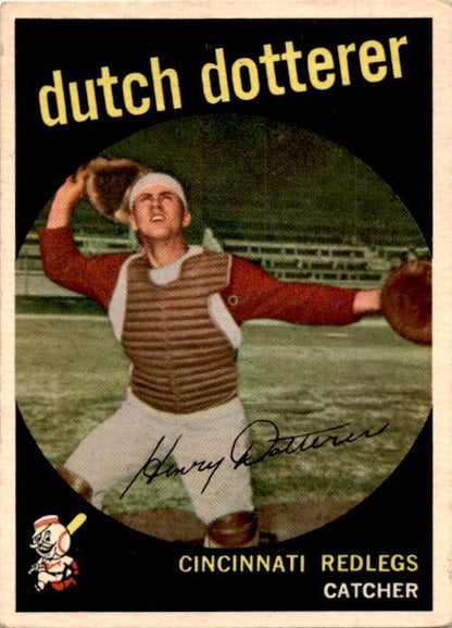 1959 Topps #288 Dutch Dotterer Cincinnati Redlegs
