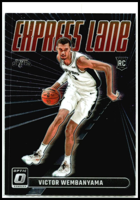 2023-24 Donruss Optic Express Lane #8 Victor Wembanyama San Antonio Spurs