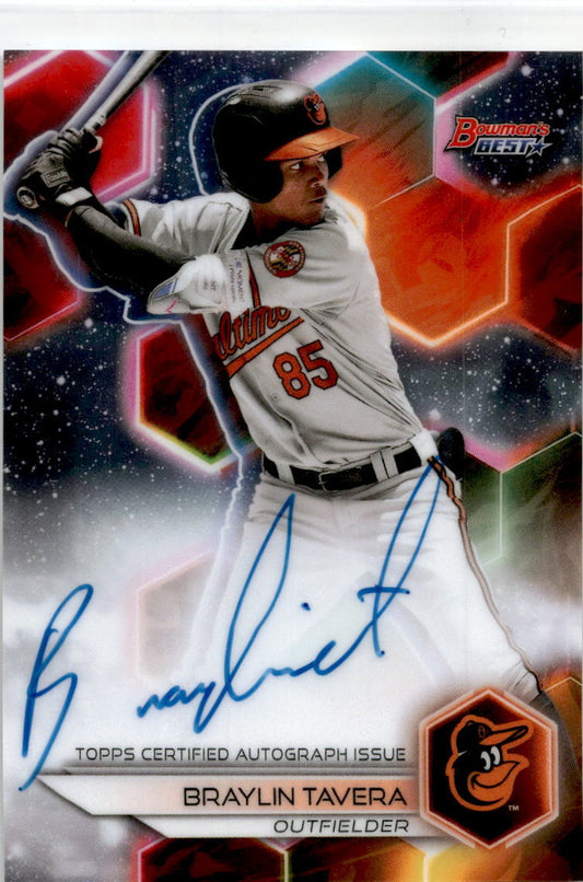 2023 Bowman's Best #B23-BT Braylin Tavera Auto Baltimore Orioles