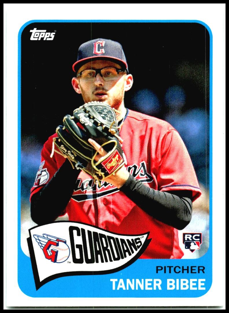2023 Topps Archives #122 Tanner Bibee Rookie Cleveland Guardians