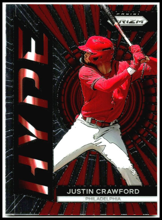 2024 Panini Prizm Hype #1 Justin Crawford Philadelphia Phillies
