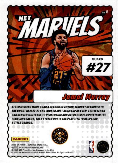 2023-24 Donruss Net Marvels #8 Jamal Murray Denver Nuggets