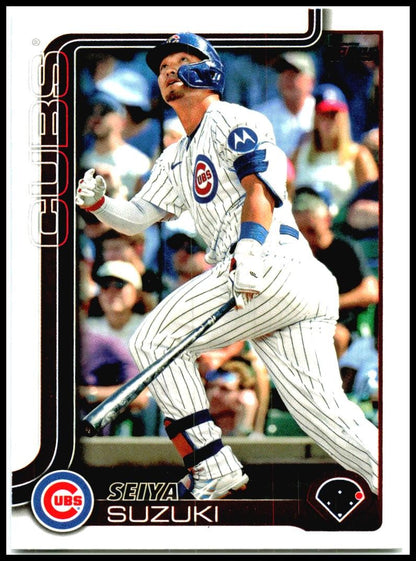 2025 Topps Chrome #210 Seiya Suzuki Chicago Cubs