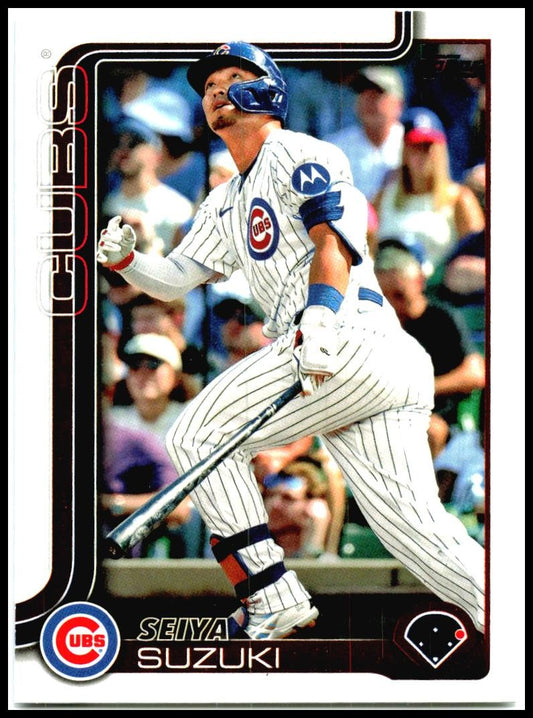 2025 Topps Chrome #210 Seiya Suzuki Chicago Cubs
