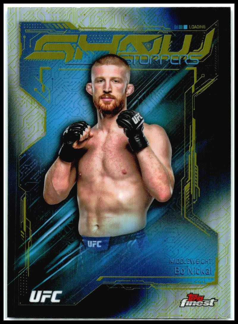 2025 Topps Finest UFC - Showstoppers Refractors #SS-11 Bo Nickal