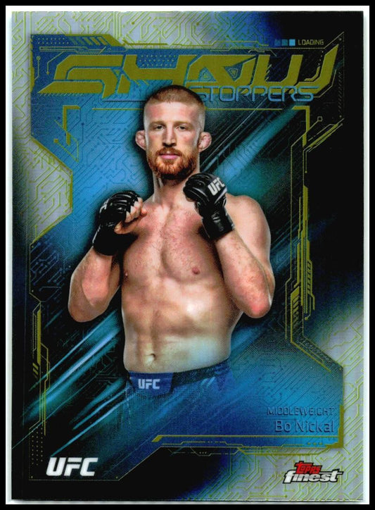 2025 Topps Finest UFC - Showstoppers Refractors #SS-11 Bo Nickal