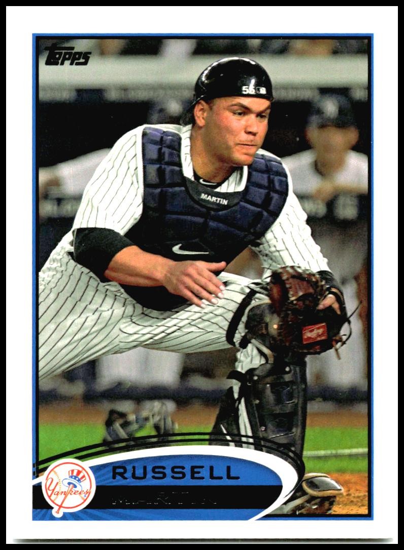 2012 Topps #237 Russell Martin New York Yankees