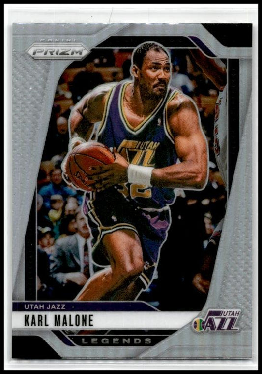 2024-25 Panini Prizm Prizms Silver #289 Karl Malone Utah Jazz