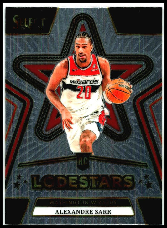 2024-25 Panini Select Lodestars #3 Alexandre Sarr Wizards