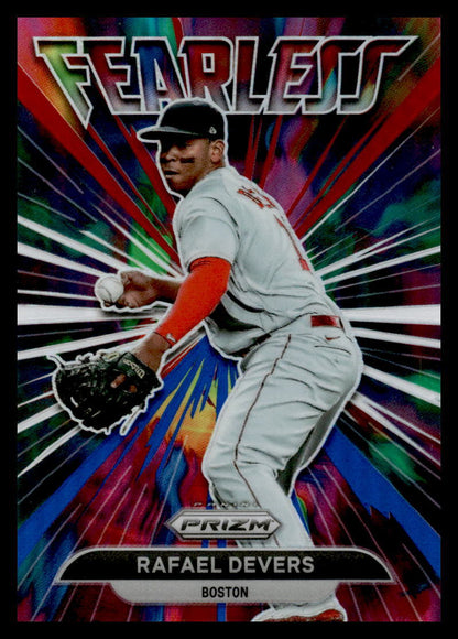 2022 Panini Prizm Fearless #FL-12 Rafael Devers