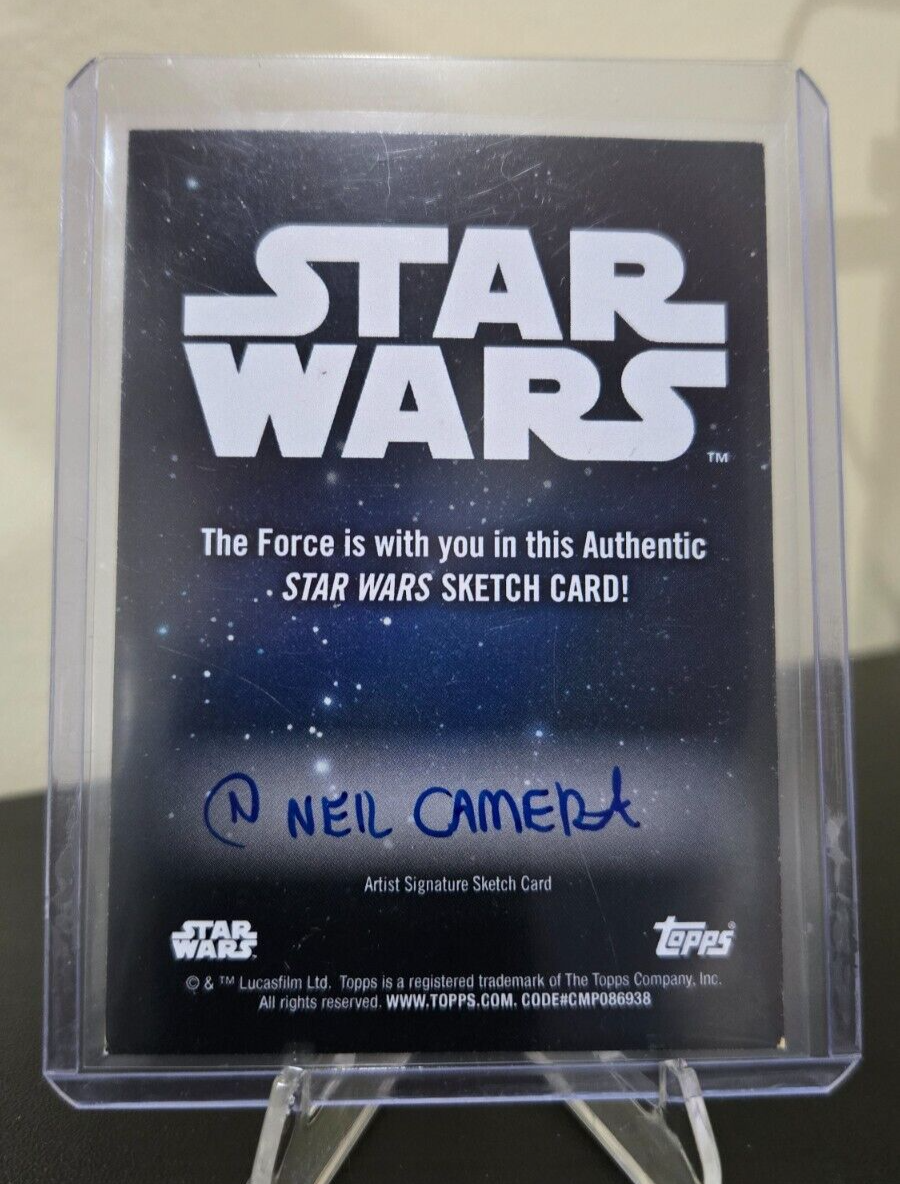 Star Wars High Tek Ree-Yees Sketch Card Artist: Neil Camera 1/1