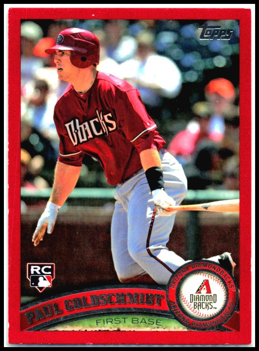 2011 Topps Update Target Red Border #US47 Paul Goldschmidt Rookie Arizona