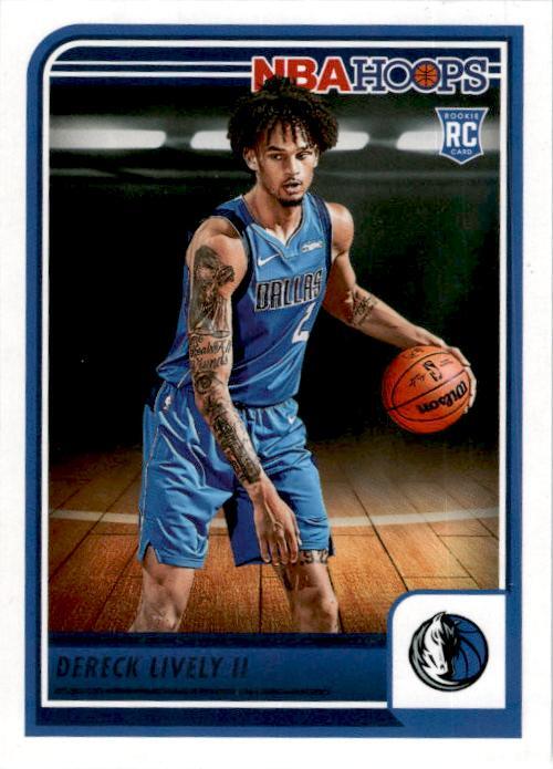 2023-24 Hoops #241 Dereck Lively II Rookie Dallas Mavericks