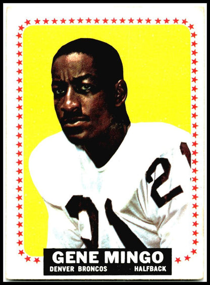 1964 Topps #54 Gene Mingo Denver Broncos